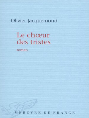 cover image of Le chœur des tristes